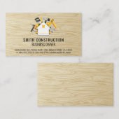 Carte De Visite Accueil et outils | Bois (Devant / Derrière)