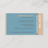 Carte De Visite Accueil miniature, clés et documents Immobilier (Dos)