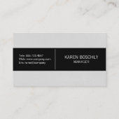 Carte De Visite Accueil moderne | Réalisateur (Dos)