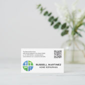 Carte De Visite Accueil Outils de rénovation | Icônes de menuiseri (Debout devant)