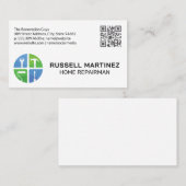 Carte De Visite Accueil Outils de rénovation | Icônes de menuiseri (Devant / Derrière)