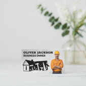 Carte De Visite Accueil Rénovations Outils à main | Ouvrier du bât (Debout devant)