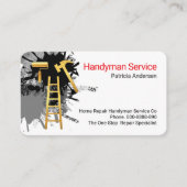 Carte De Visite Accueil Réparation Outils de main-d'oeuvre (Devant)