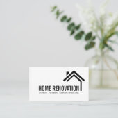 Carte De Visite Accueil Retrait de la construction de rénovation (Debout devant)