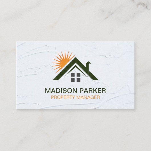 Carte De Visite Accueil Soleil | Propriétés privées commerciales (Devant)