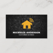 Carte De Visite Accueil Wifi | Technologie WFH (Devant)