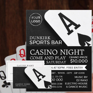 Carte De Visite Ace of Spades, Casino en ligne, Industrie du jeu