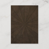 Carte De Visite Ace vintage des pique (Dos)