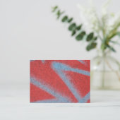 Carte De Visite aceo abstrait de mur (Debout devant)