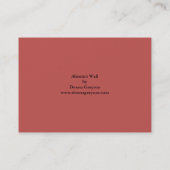 Carte De Visite aceo abstrait de mur (Dos)