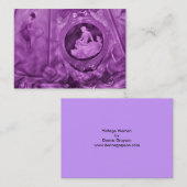 Carte De Visite Aceo vintage d'atc de femmes (Devant / Derrière)