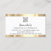 Carte De Visite Acheter CODE QR Logo Feu d'été (Dos)