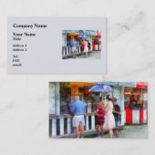 Carte De Visite Acheter une glace à la foire (Devant / Derrière)