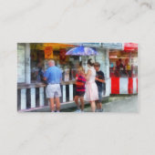 Carte De Visite Acheter une glace à la foire (Dos)