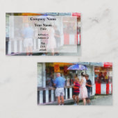 Carte De Visite Acheter une glace à la foire (Devant / Derrière)
