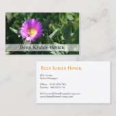 Carte De Visite Acheteur d'abeilles, Vente d'abeilles de miel - Ca (Devant / Derrière)
