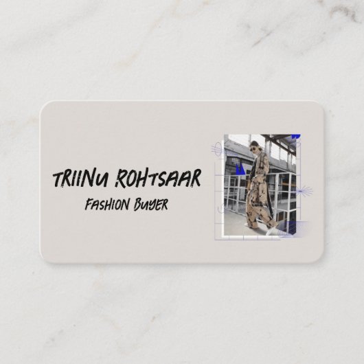 Carte De Visite Acheteur mode (Devant)