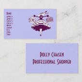 Carte De Visite Acheteur vintage (Devant / Derrière)