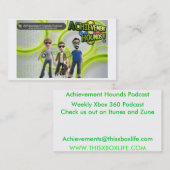Carte De Visite Achievementhounds (Devant / Derrière)