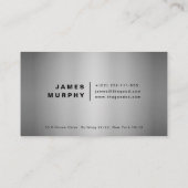 Carte De Visite Acier (Dos)