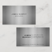 Carte De Visite Acier (Devant / Derrière)