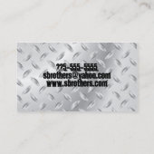 Carte De Visite Acier (Dos)