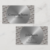 Carte De Visite Acier (Devant / Derrière)