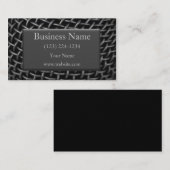 Carte de visite acier (Devant / Derrière)