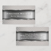 Carte De Visite Acier Ajustement métallique | Industriel (Devant / Derrière)