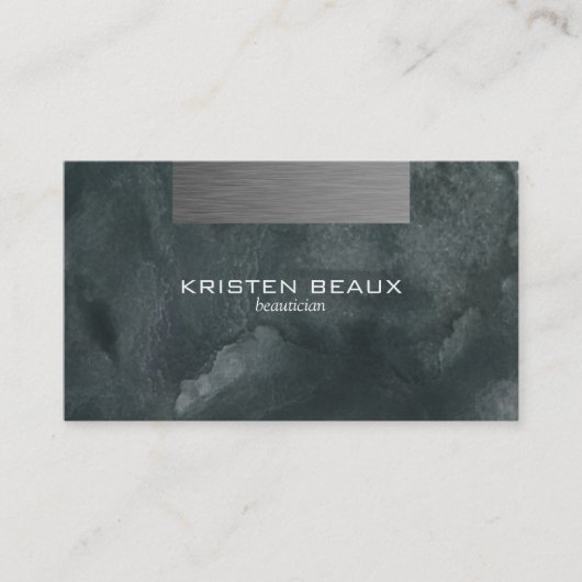 Carte De Visite Acier artistique Accent 2 (Devant)