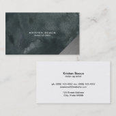 Carte De Visite Acier artistique Accent 5 (Devant / Derrière)