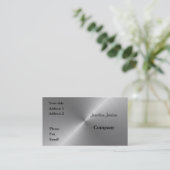 Carte De Visite Acier balayé (Debout devant)