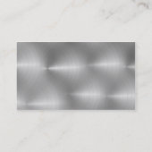 Carte De Visite Acier balayé (Dos)