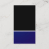 Carte De Visite Acier bleu (Dos)