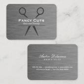 Carte De Visite Acier Boutique | Luxe moderne (Devant / Derrière)