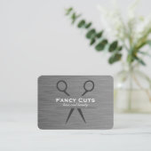 Carte De Visite Acier Boutique | Luxe moderne (Debout devant)