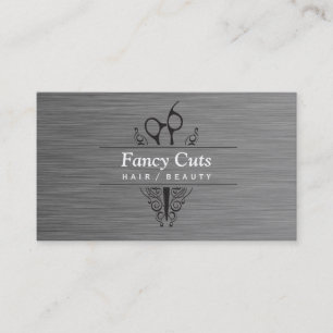 Carte De Visite Acier Boutique   Luxe moderne