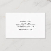 Carte De Visite Acier Diamant Plaqué Skyscraper (Dos)