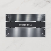 Carte De Visite Acier et métal industriel (Devant)