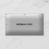 Carte De Visite Acier froid (Dos)