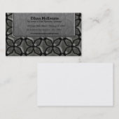 Carte De Visite acier inoxydable (Devant / Derrière)