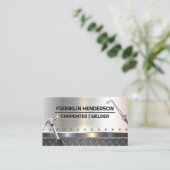 Carte De Visite Acier plaqué | Rivets | Outils de soudure (Debout devant)