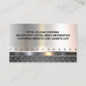 Carte De Visite Acier plaqué | Rivets | Outils de soudure (Dos)