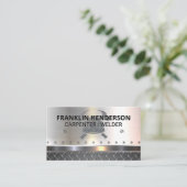 Carte De Visite Acier | Rivets | Construction | Soudeur (Debout devant)