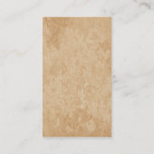 Carte de visite acrylique de verticale de mandala (Dos)