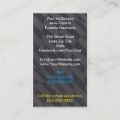Carte De Visite Acte Centre/TuneUp Mechanic Business Card (Dos)