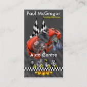 Carte De Visite Acte Centre/TuneUp Mechanic Business Card (Devant)