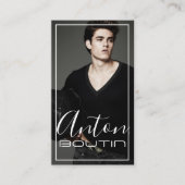 Carte de visite Acteur de modèle (Devant)