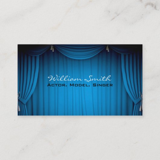 Carte De Visite Acteur/model/singer (Devant)