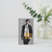 Carte De Visite Acteur Modèle Capture d'écran du cinéma (Debout devant)